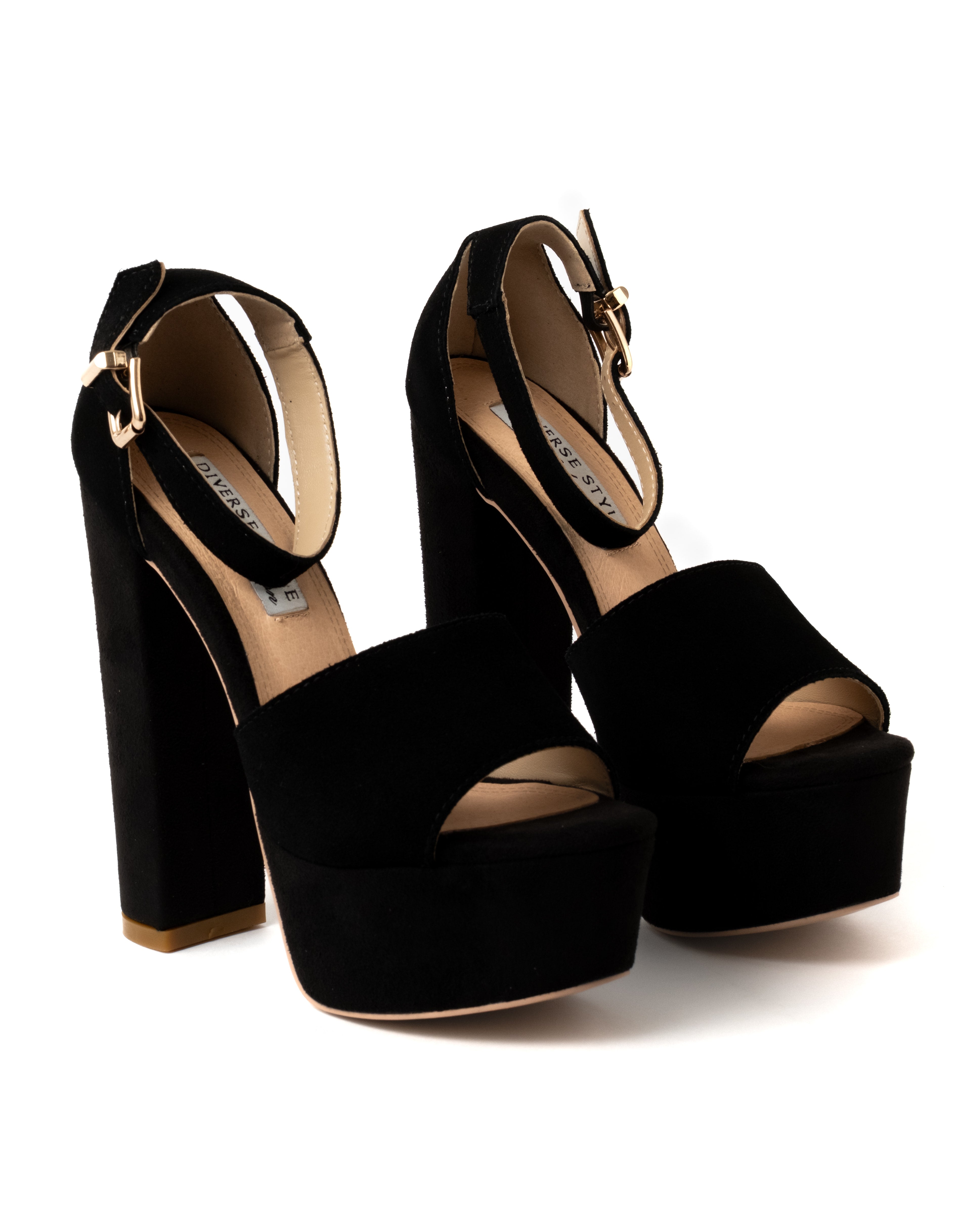 Platform Chunky Heel - Onyx