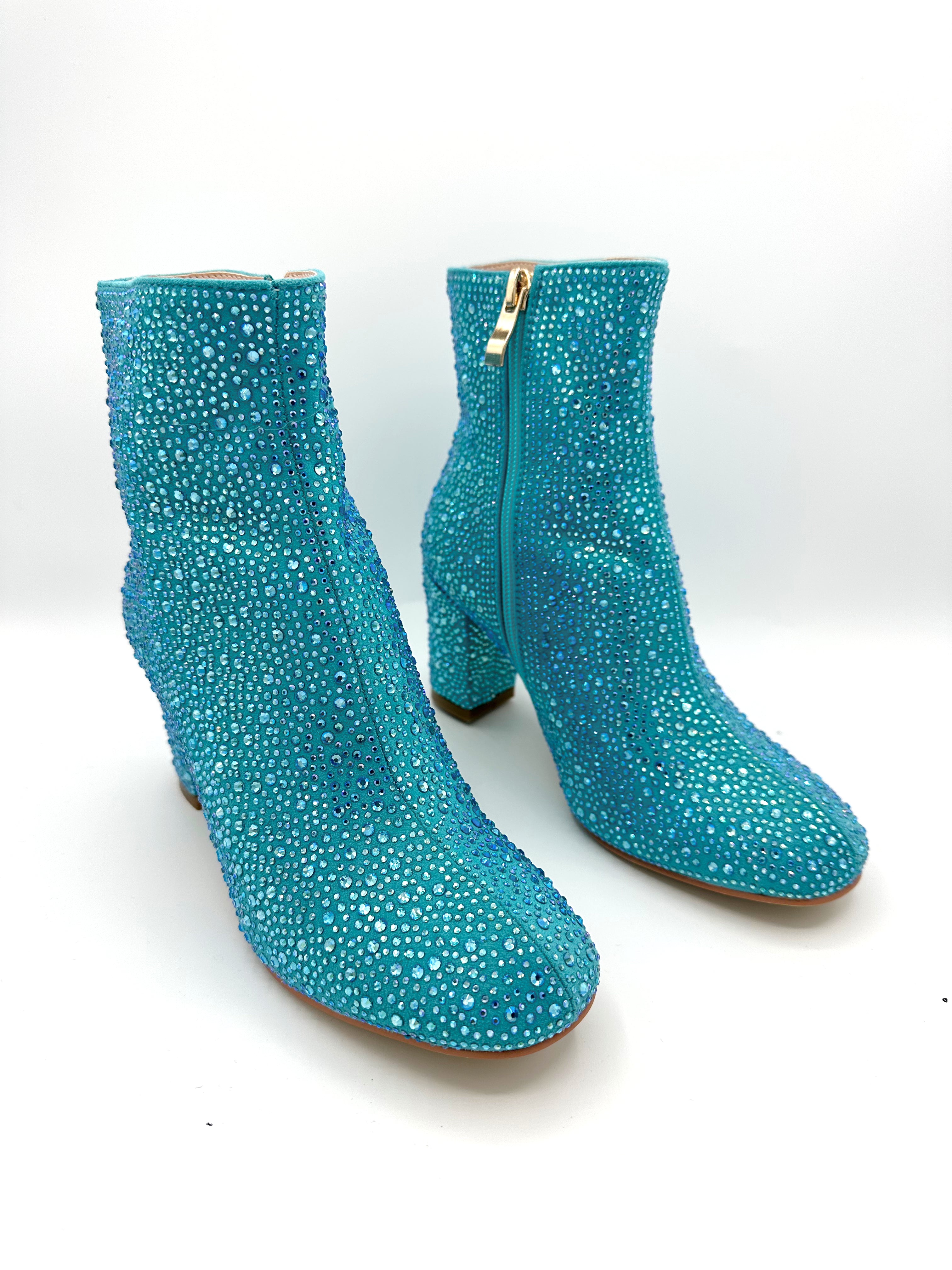 Sparkler Bootie - Teal