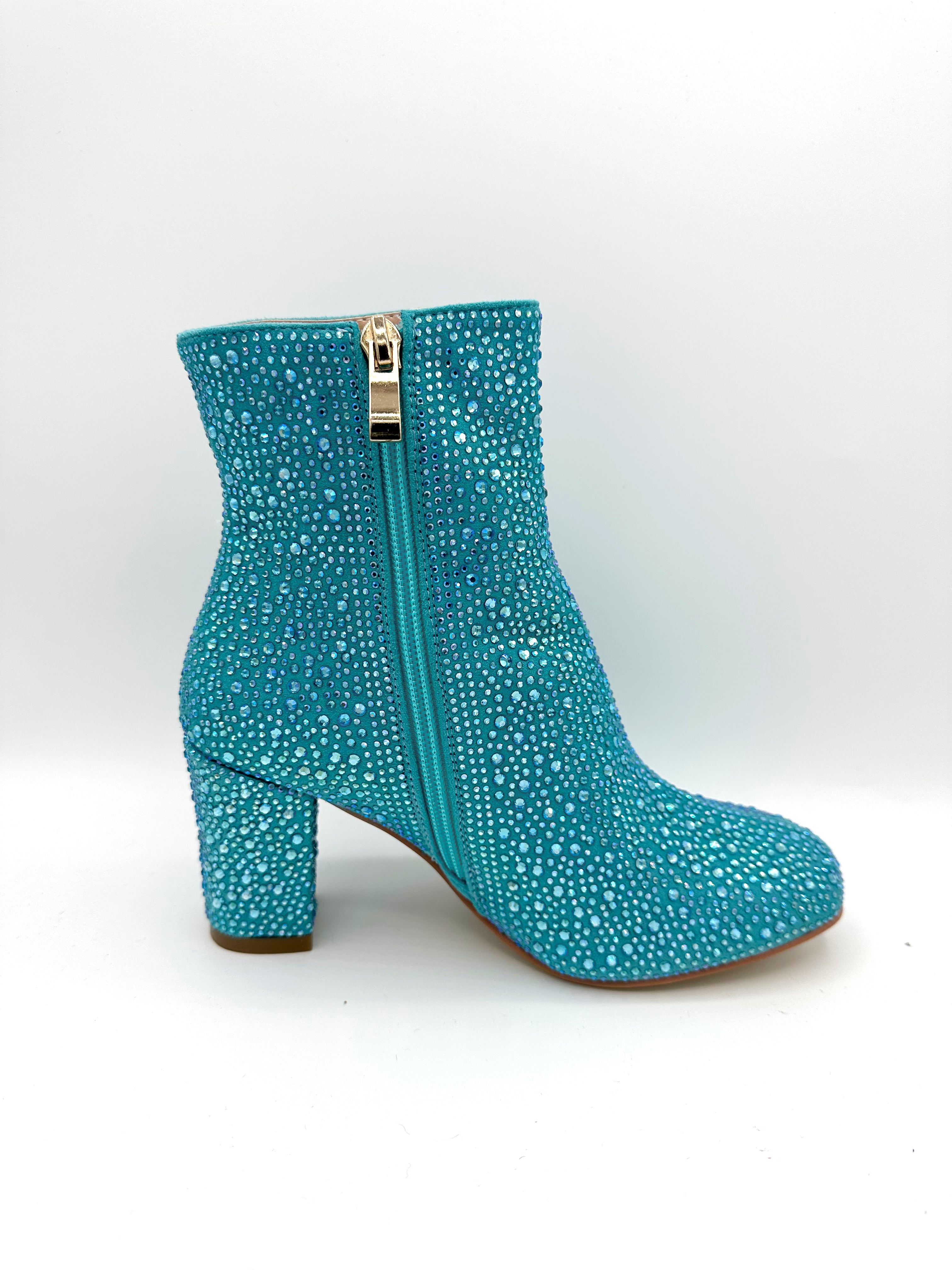 Sparkler Bootie - Teal