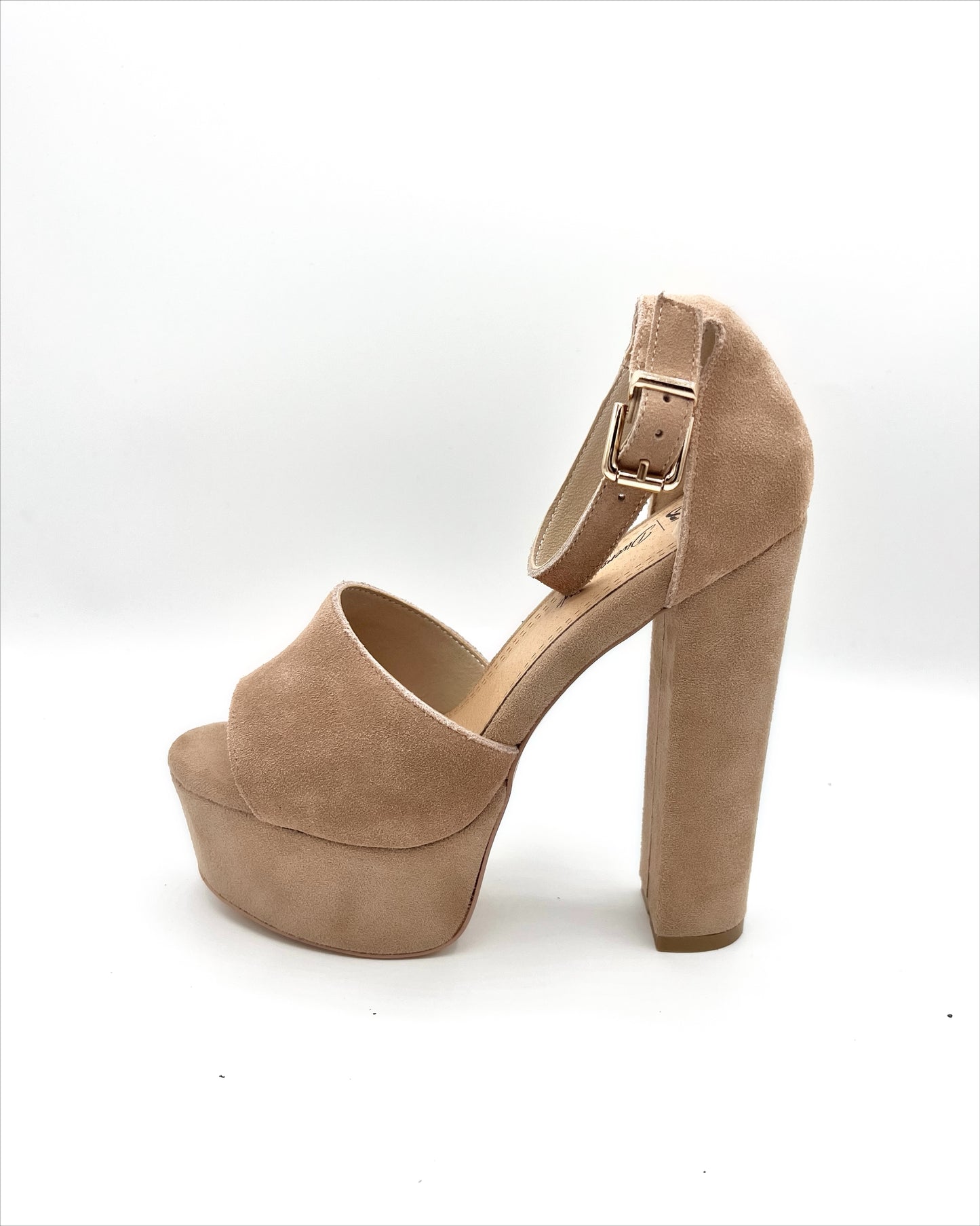 Platform Chunky Heel - Cashew