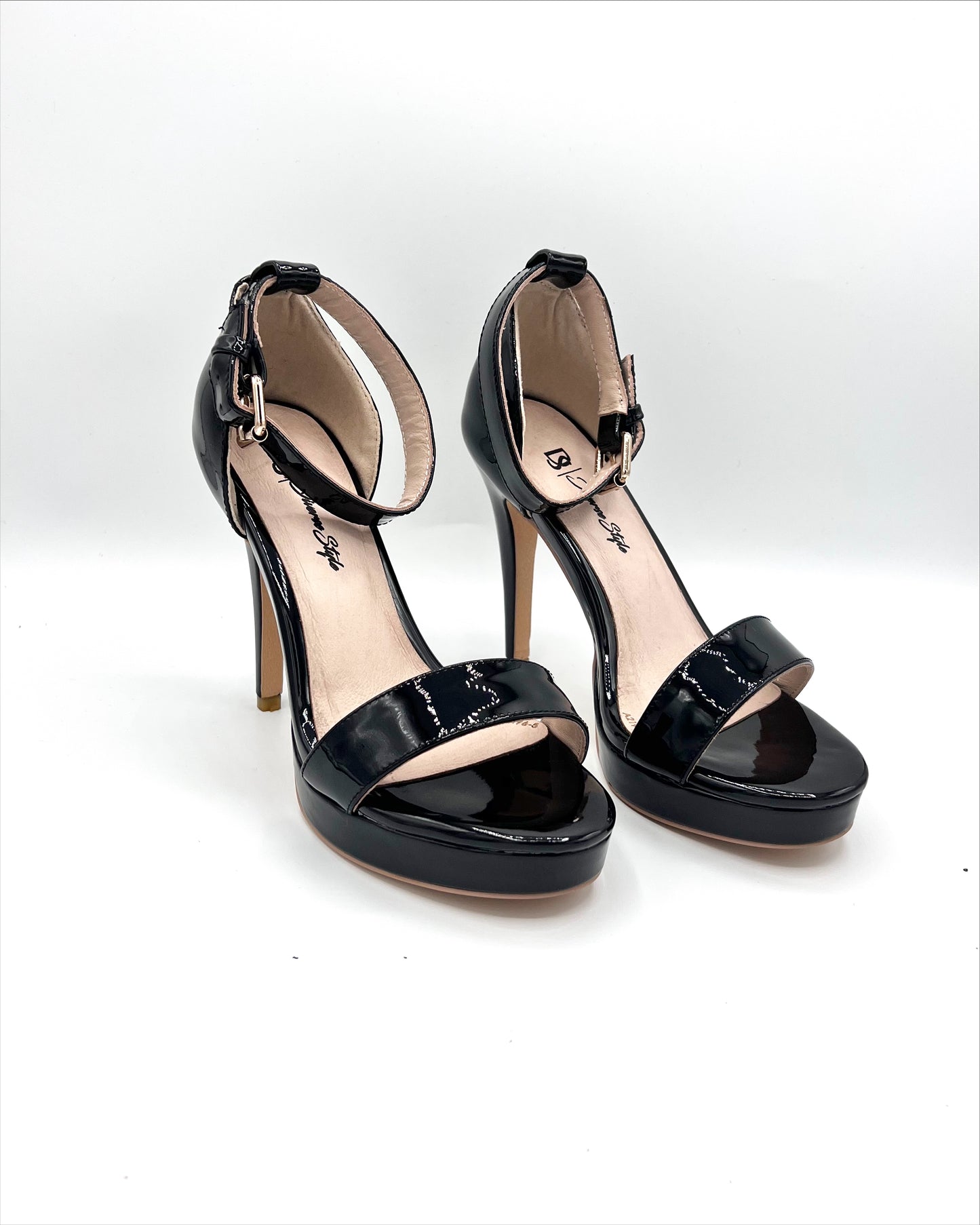 Classic Ankle Strap Heel - Onyx
