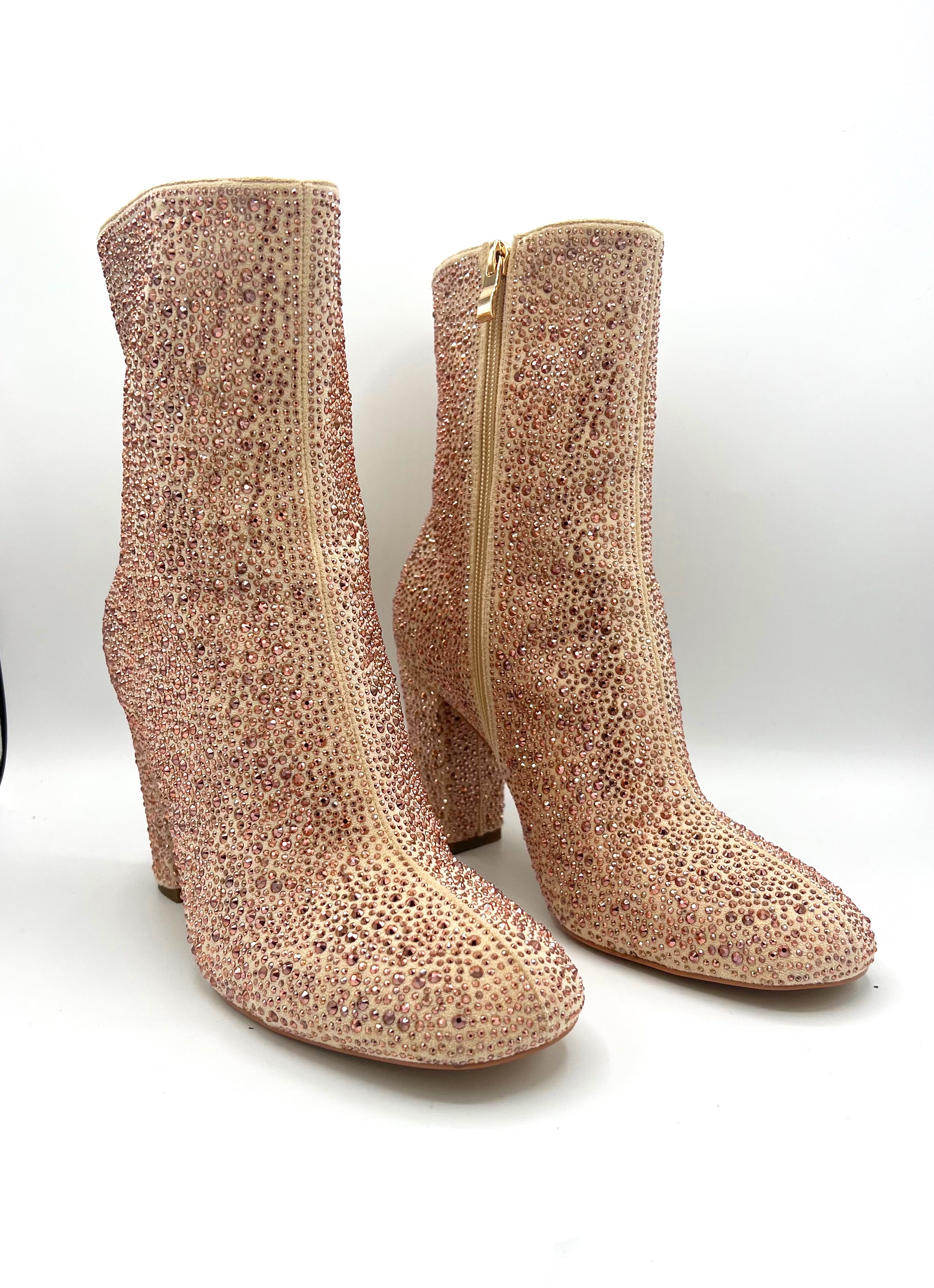 Sparkler Bootie - Rose Gold
