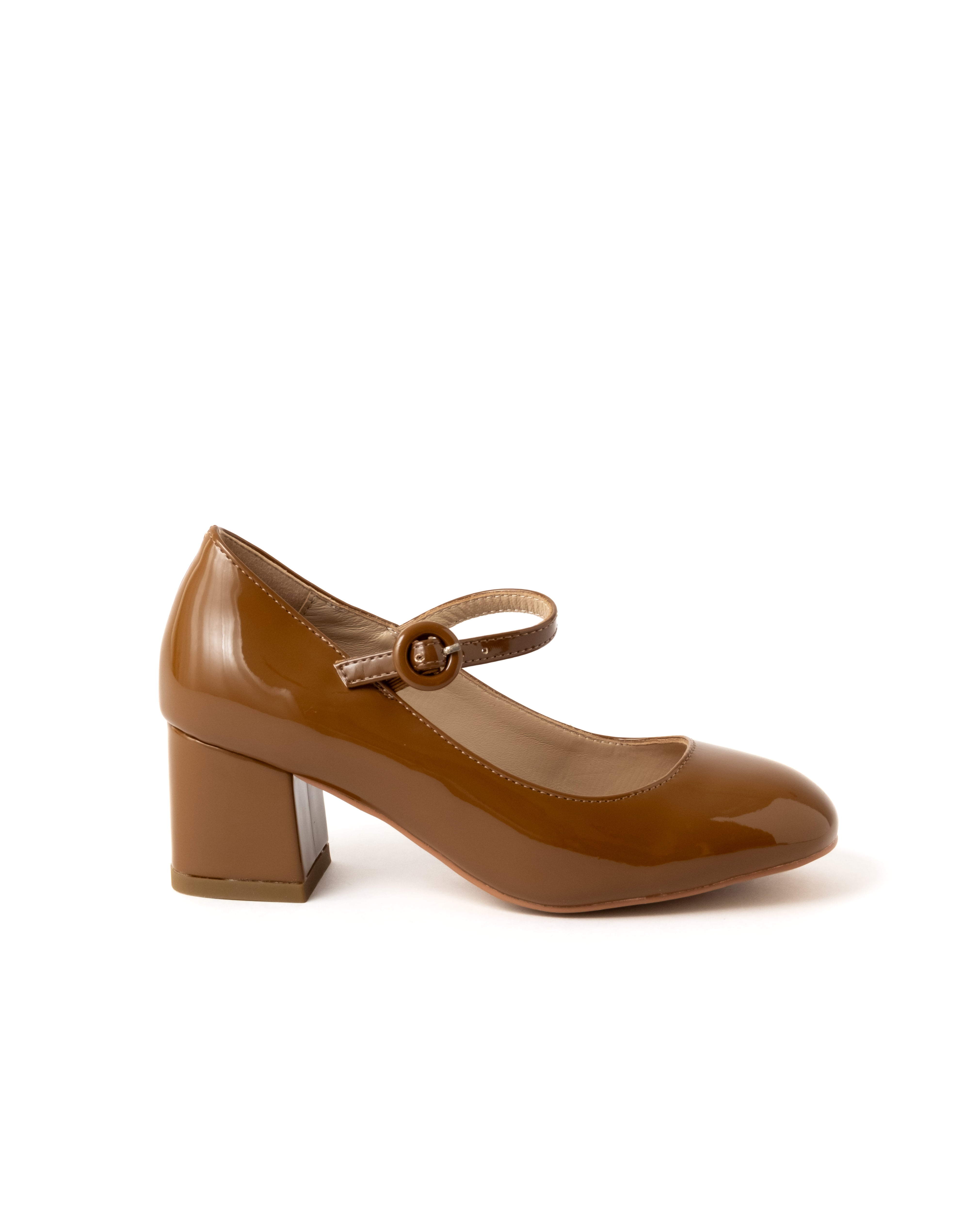Mary Jane Heel - Cinnamon