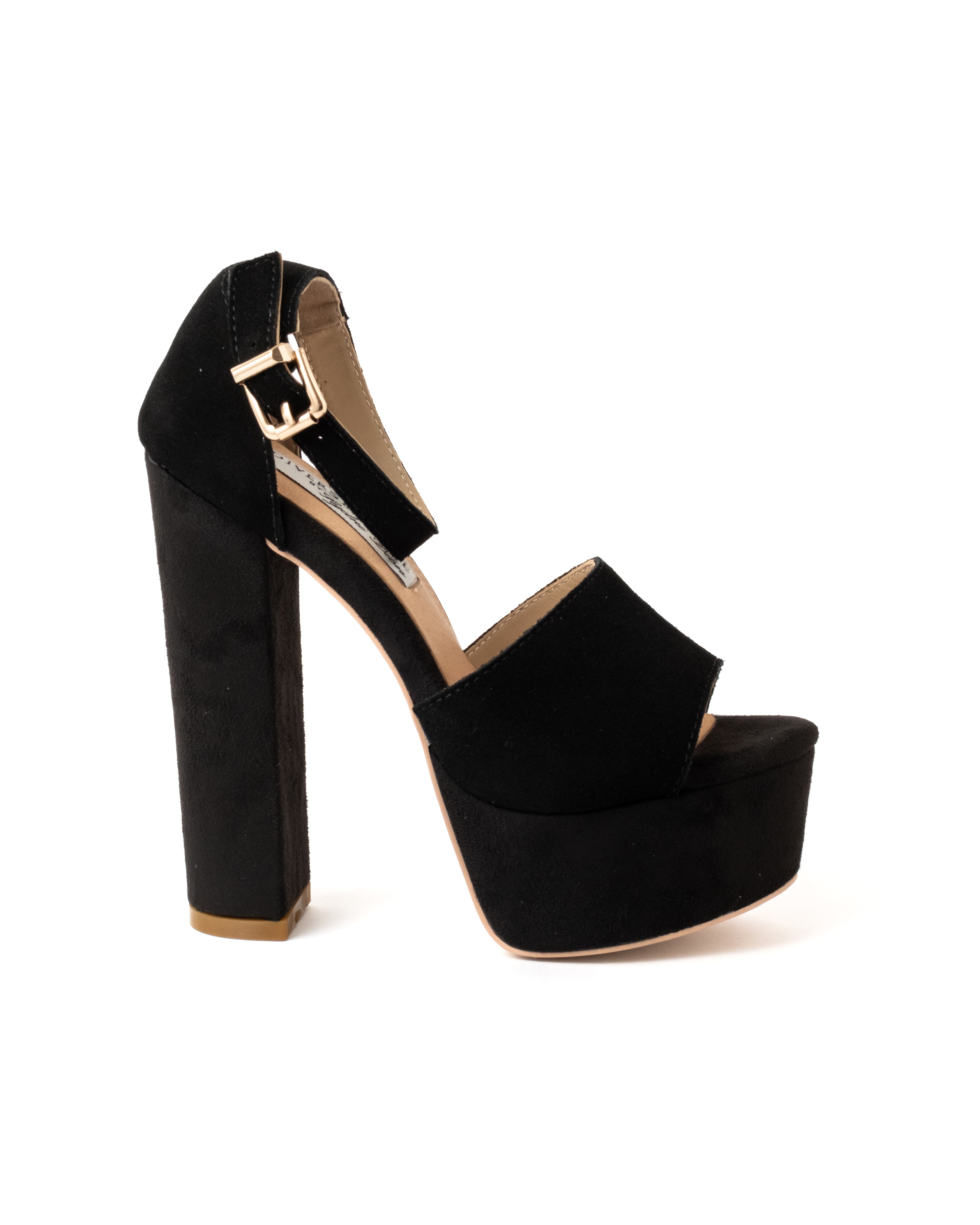 Platform Chunky Heel - Onyx