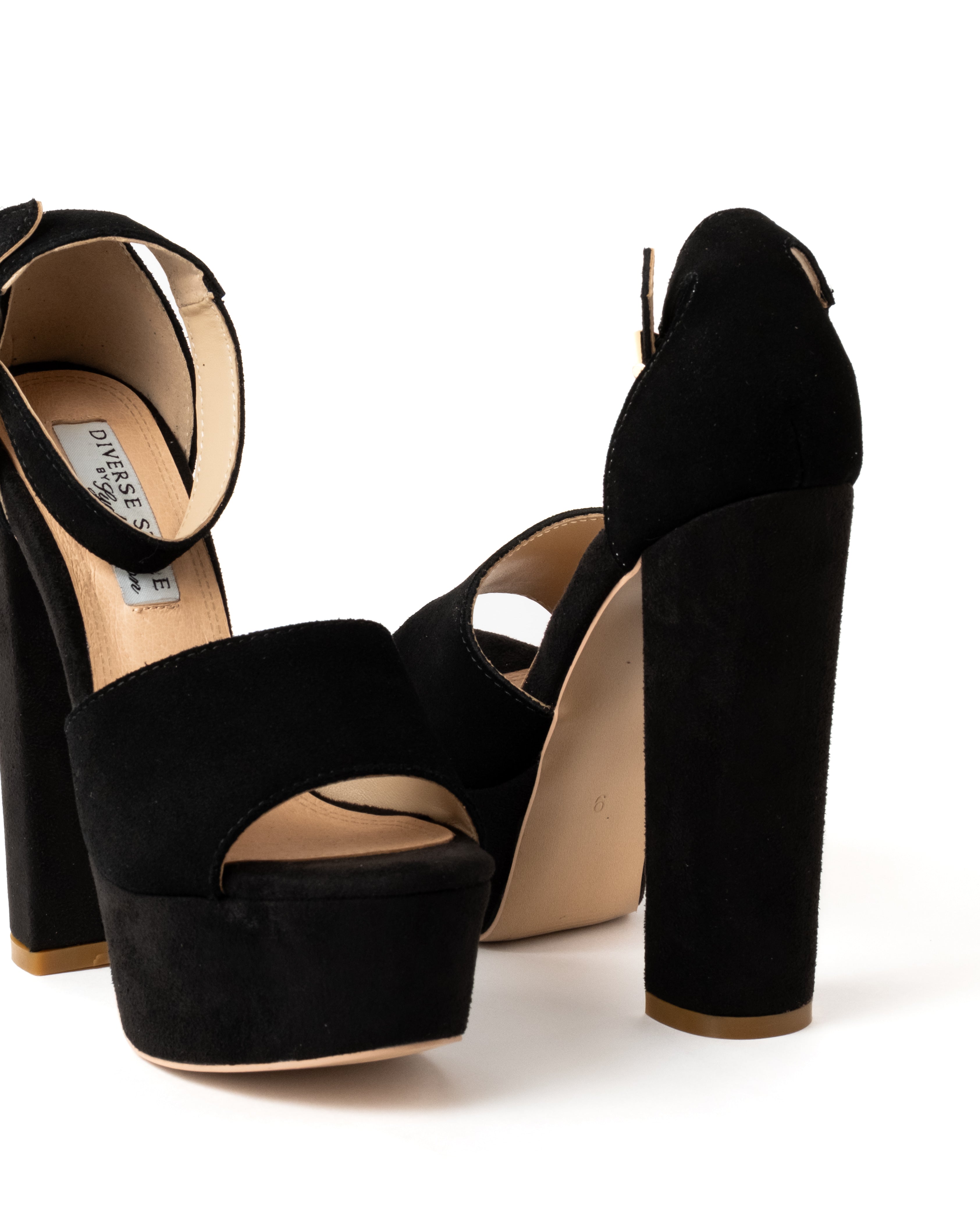 Platform Chunky Heel - Onyx