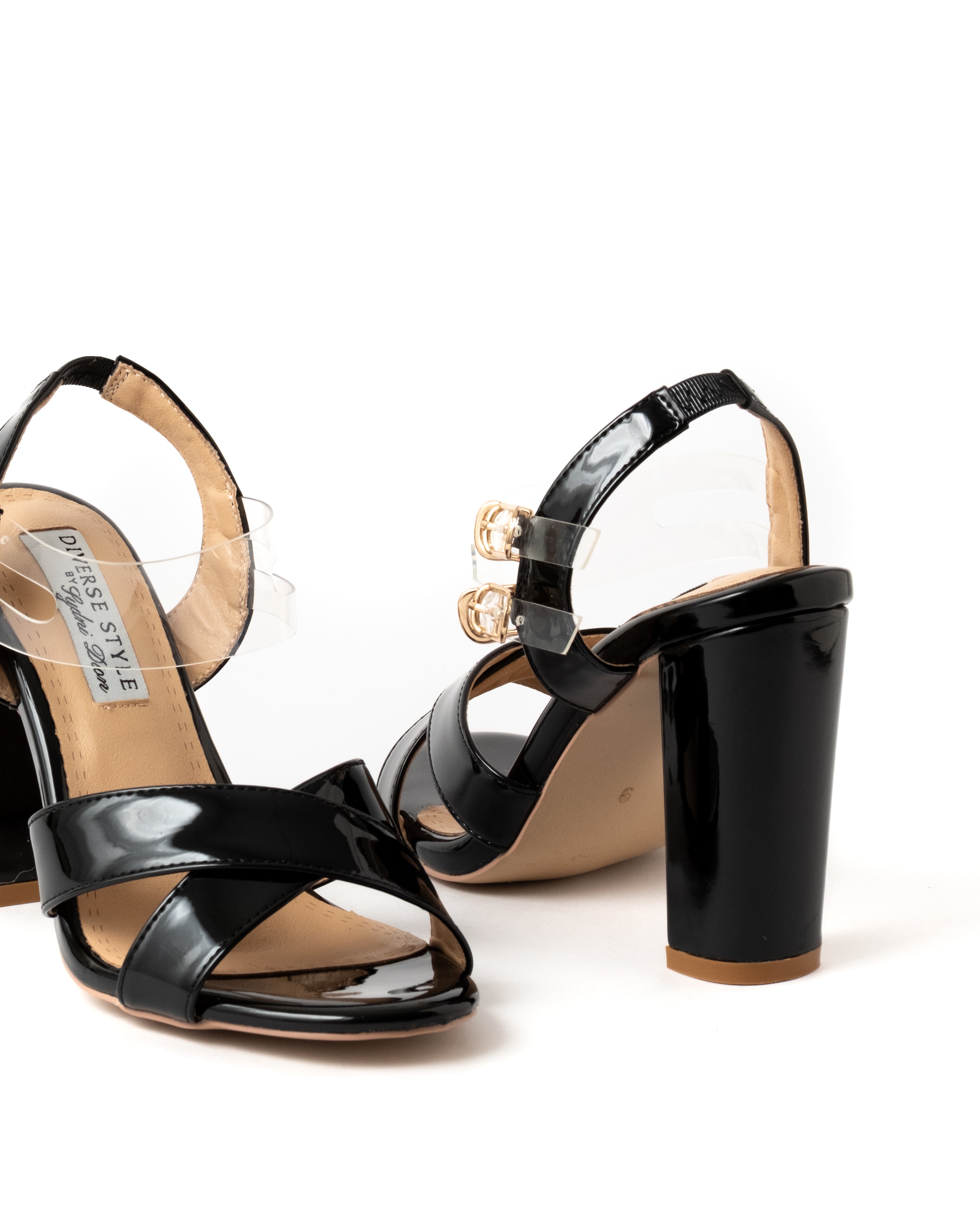 Low Chunky Heel - Onyx