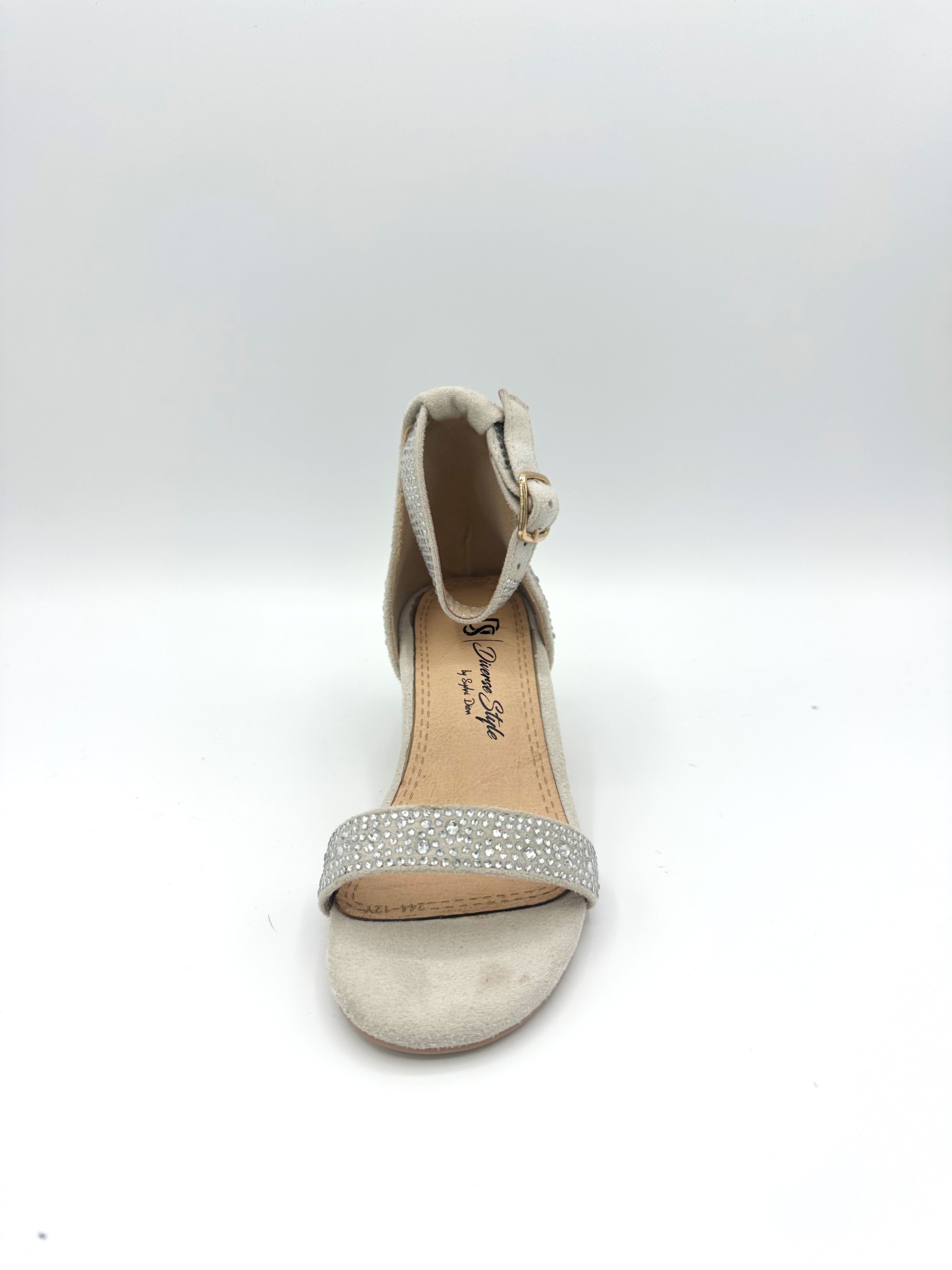 Sparkler Cinderella Heel - Crystal