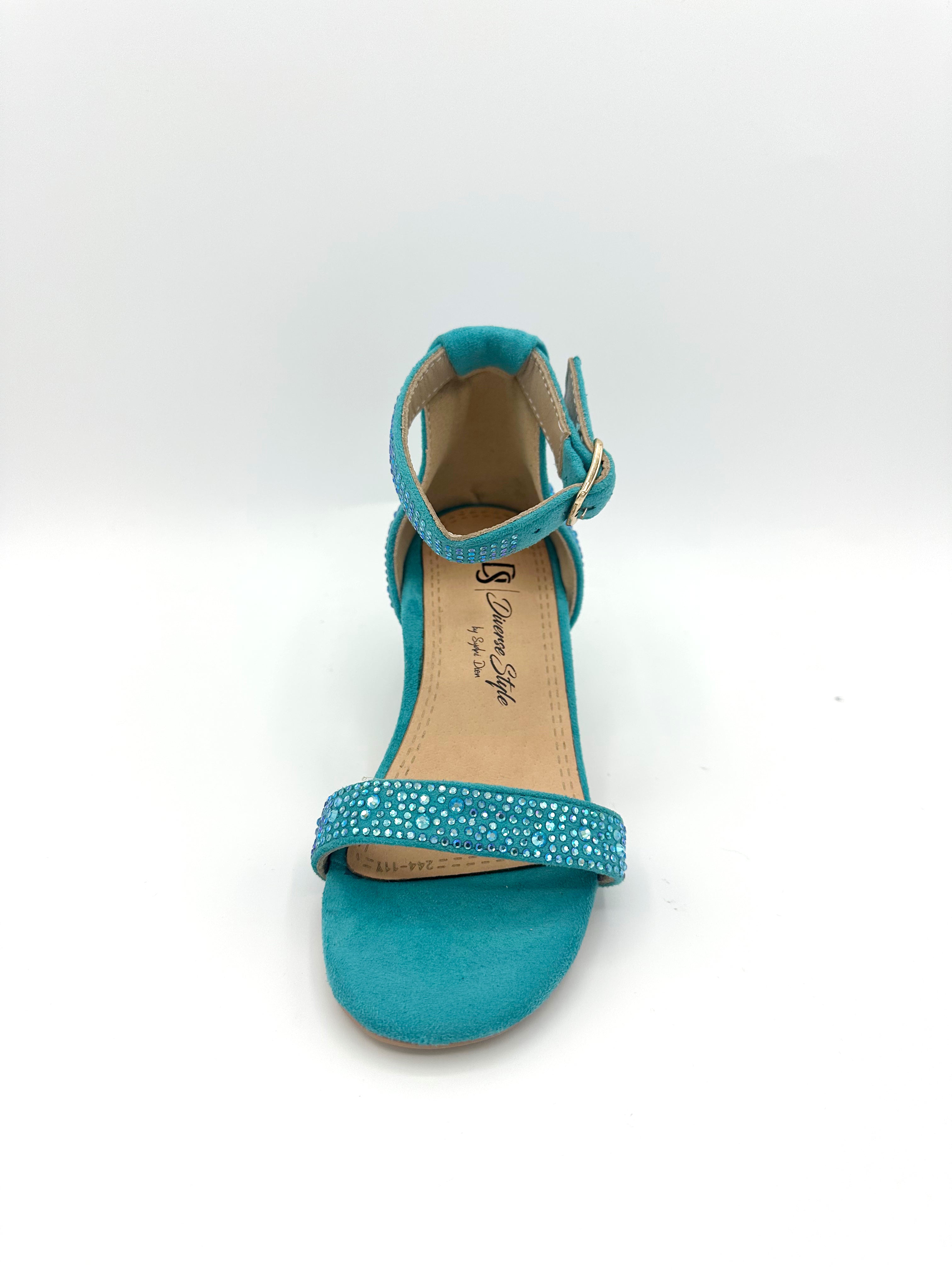 Sparkler Cinderella Heel - Teal