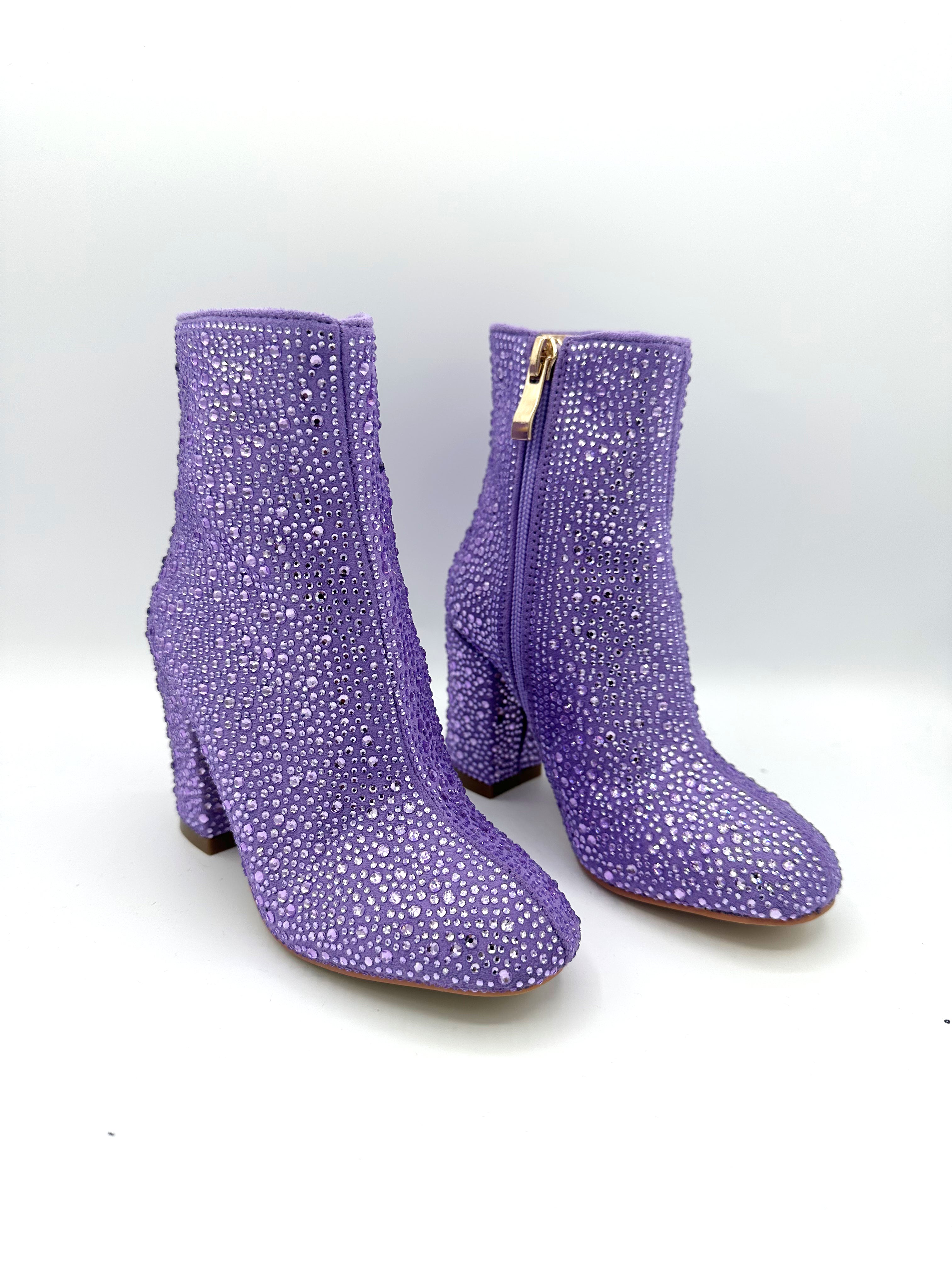 Sparkler Bootie - Lilac