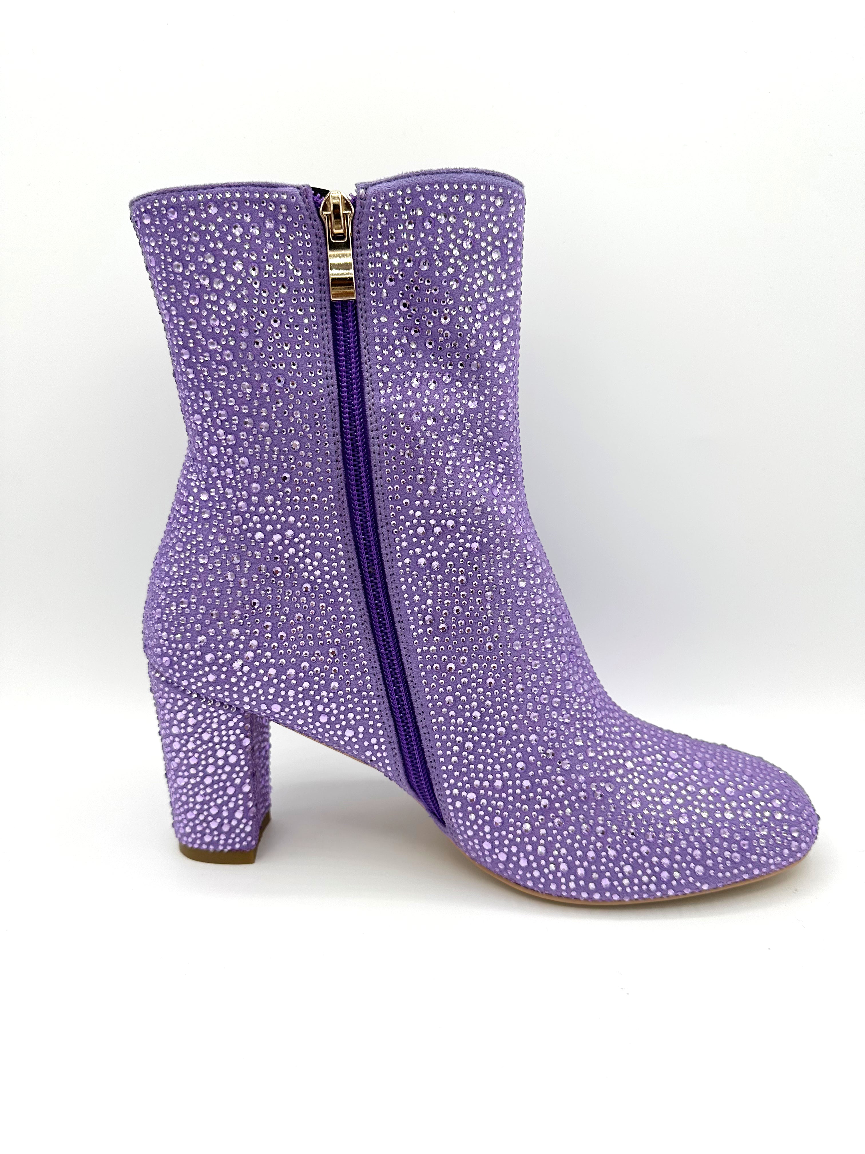 Sparkler Bootie - Lilac