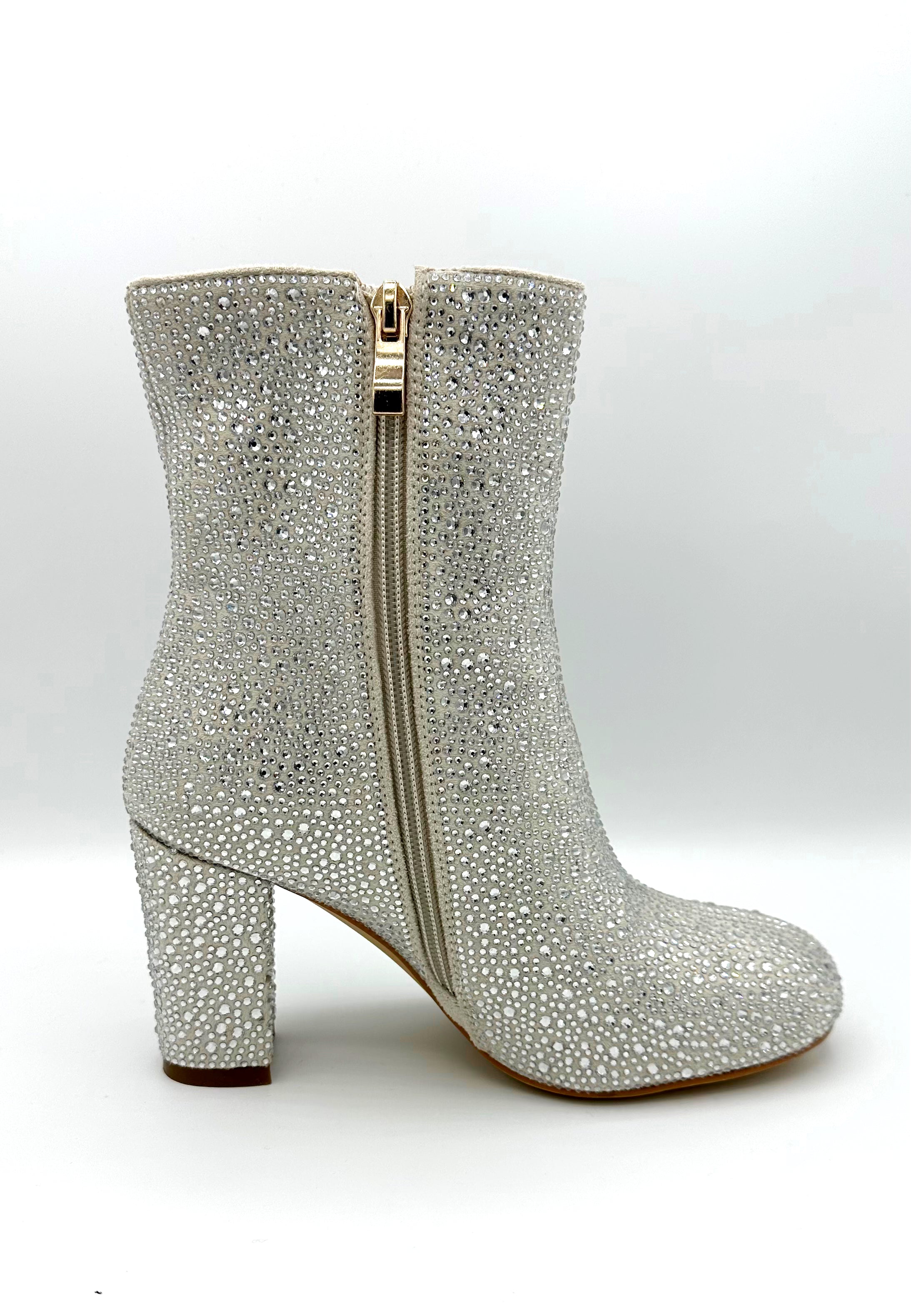 Sparkler Bootie - Crystal
