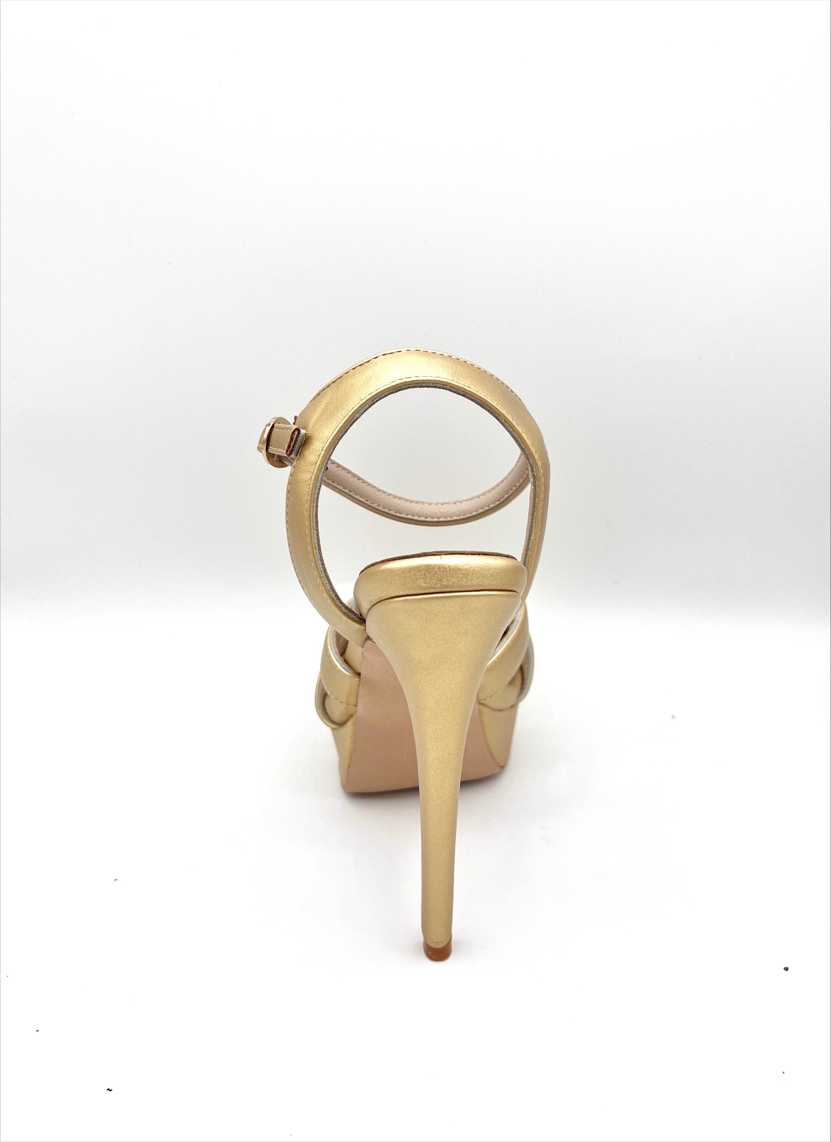 Ana Rose Gold Heel — Shoes by Alexandria Brandao